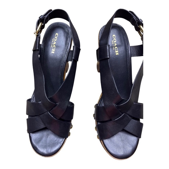 Like New! COACH Adessa Platform Sandals - Picture 3 of 7
